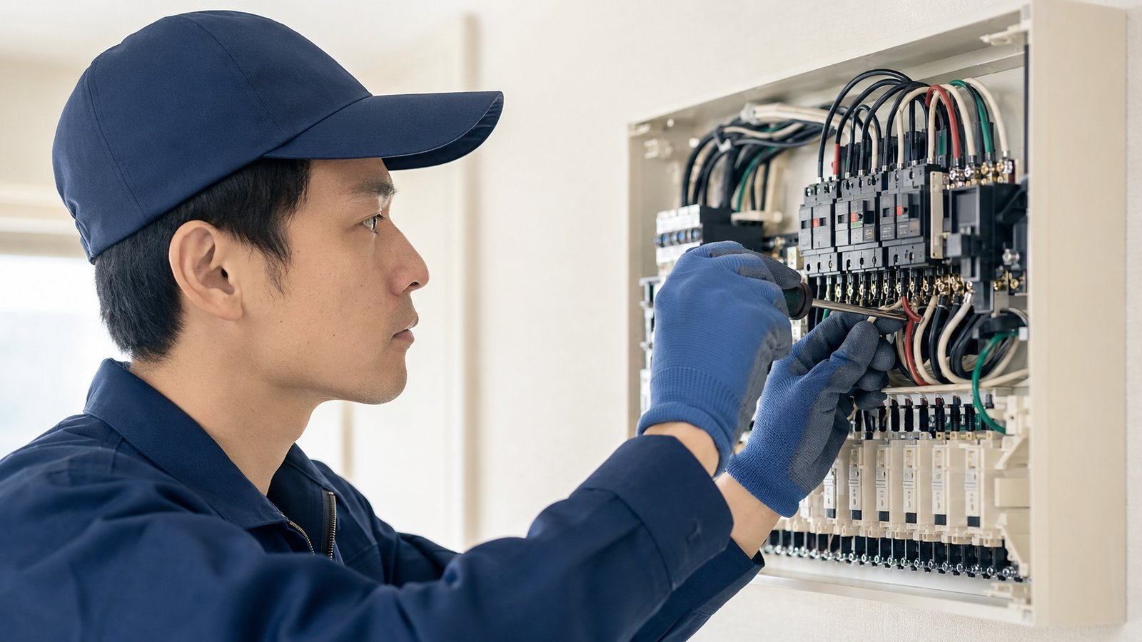 分電盤の点検のイメージ